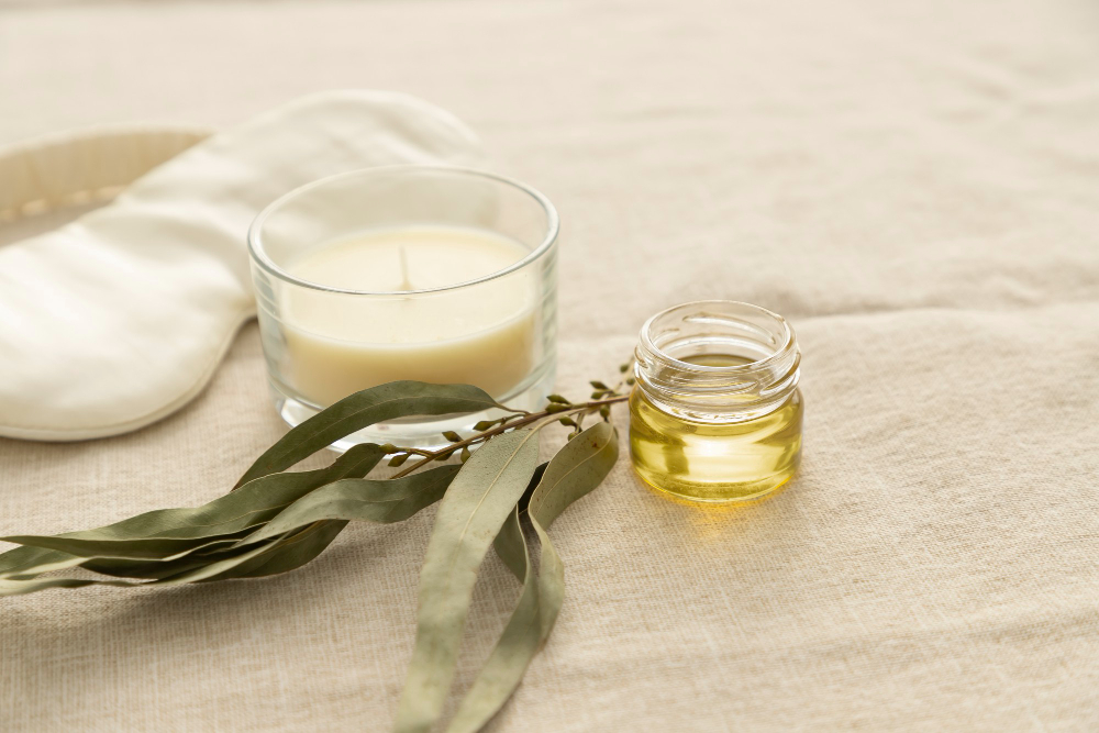 Velas con aceite reciclado